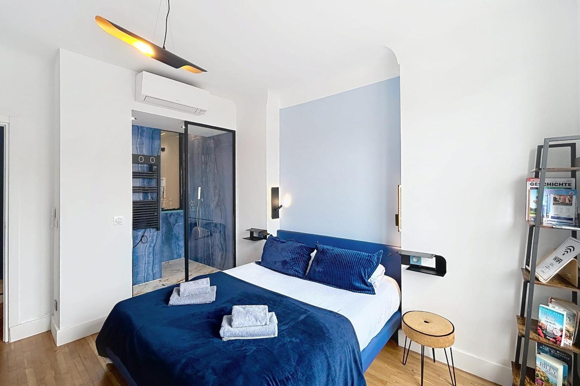 Apartment 50 Shades Of Blue Modern & Stylish Croisette 2mn *