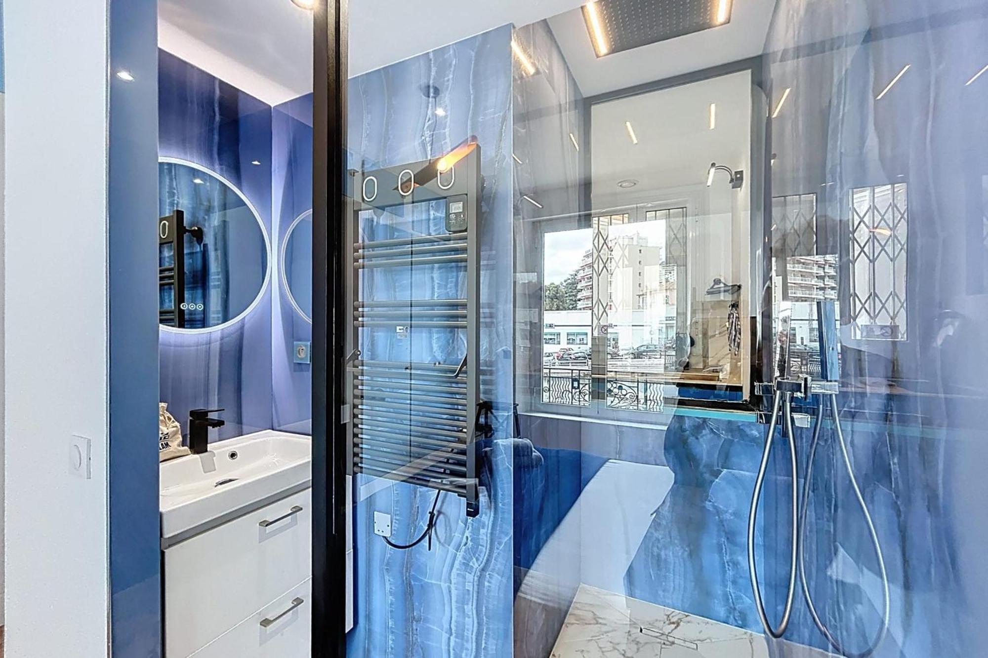 Apartment 50 Shades Of Blue Modern & Stylish Croisette 2mn