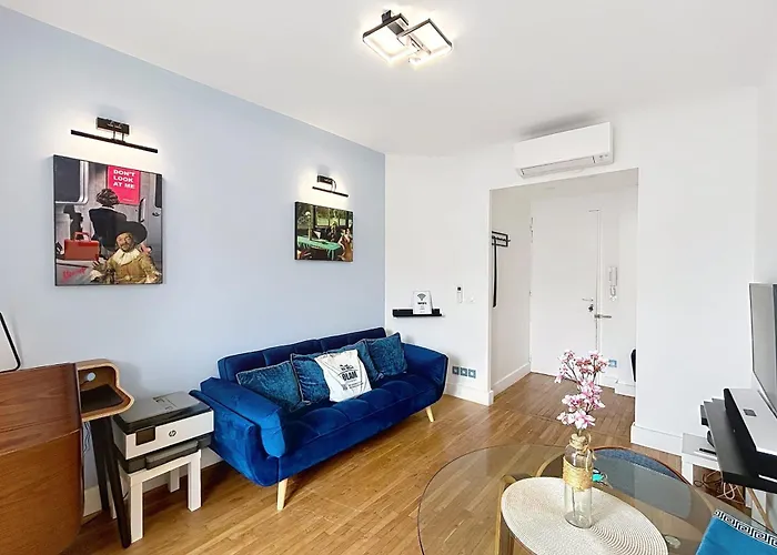 50 Shades Of Blue Modern & Stylish Apartment Central Cannes Croisette 2Mn